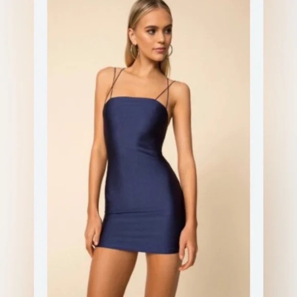 XS Superdown Blue Mini Dress